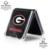 University of Georgia Black Jersey Galaxy Z Flip6 Clear Case